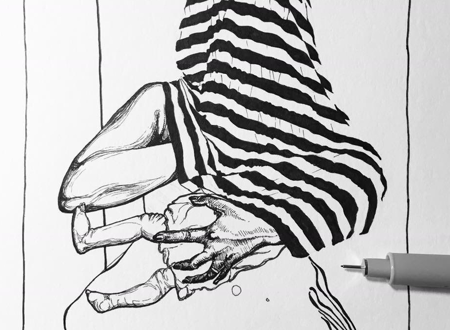 The Motherhood Illustrated Project – Drawings by Mariam&nbsp;El-Quessny