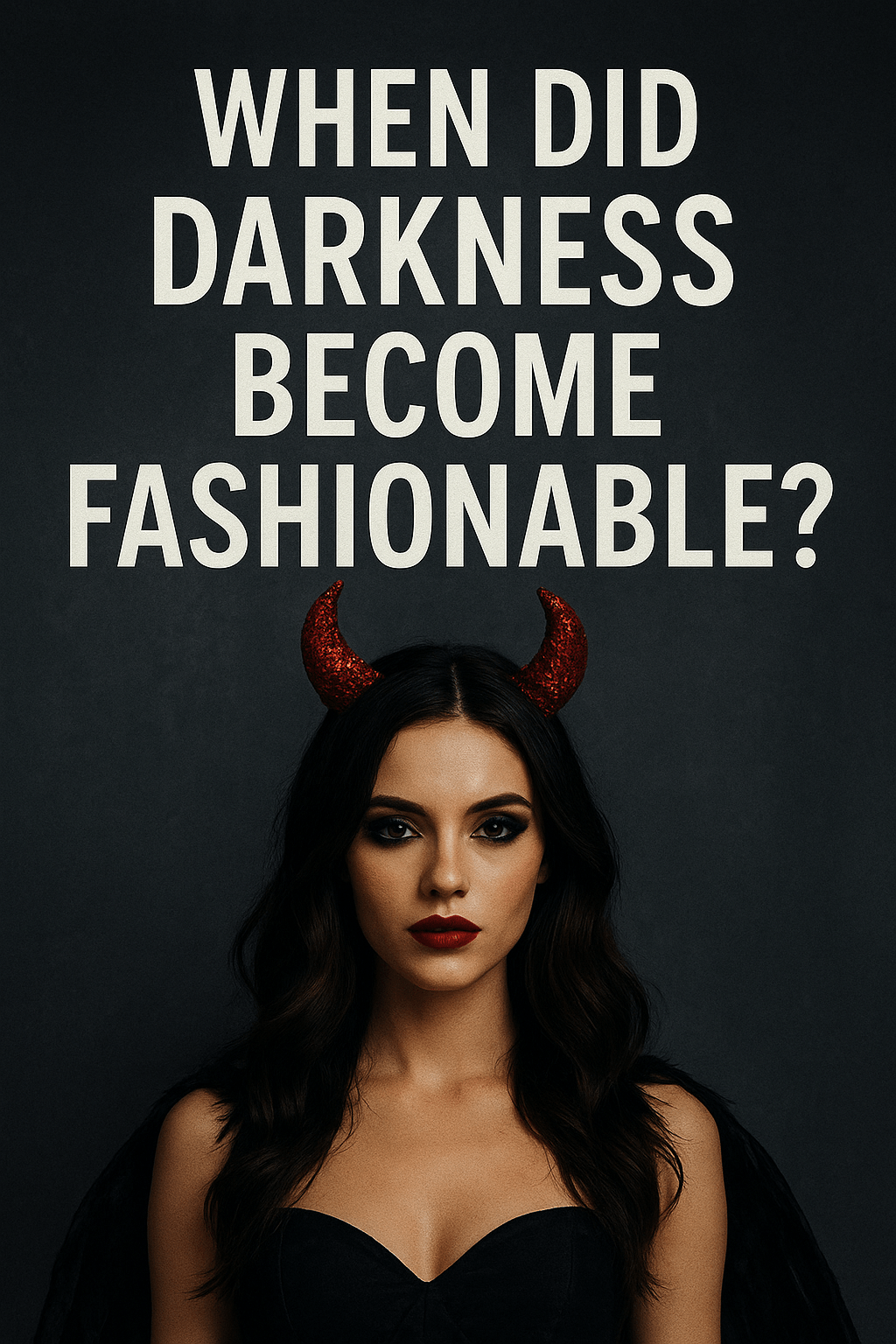 When Did Darkness Become&nbsp;Fashionable?